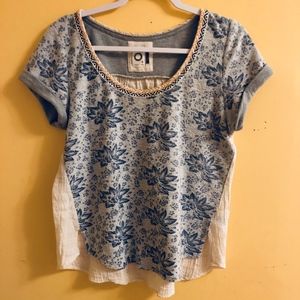 Anthropologie Akemi + Kin Brocade Top